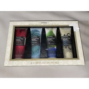 KORRES Body Butter 4 Piece Luxury Gift Set (4 x 1.68 Fl. Oz)